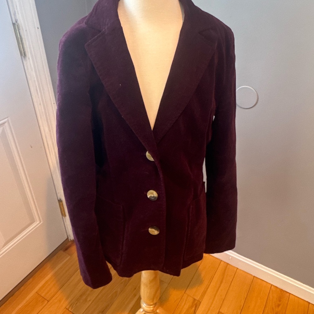 GAP Women's Deep Plum Rare vintage 2006 corduroy velveteen